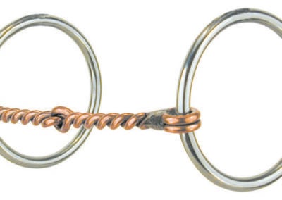 Twisted Copper Snaffle