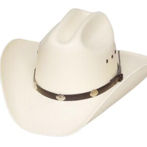 Cattleman Straw Hat, Silver Conchos
