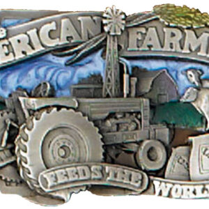 American Farmers Feed the World Belt Buckle